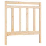 Bed Headboard 96 cm Solid Wood Pine - Front View
