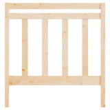 Bed Headboard 96 cm Solid Wood Pine - Top-Down View