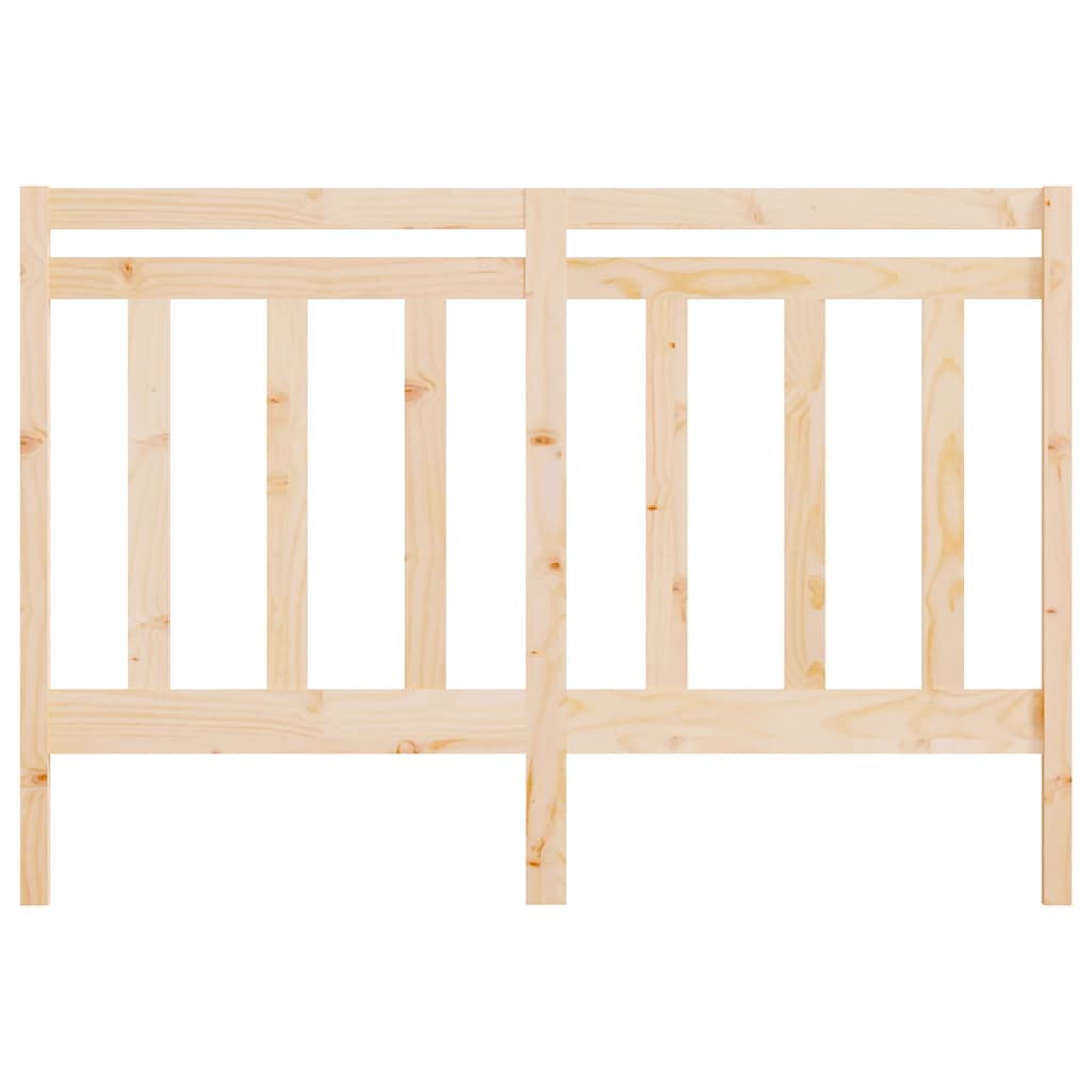 Bed Headboard 156 cm Solid Wood Pine