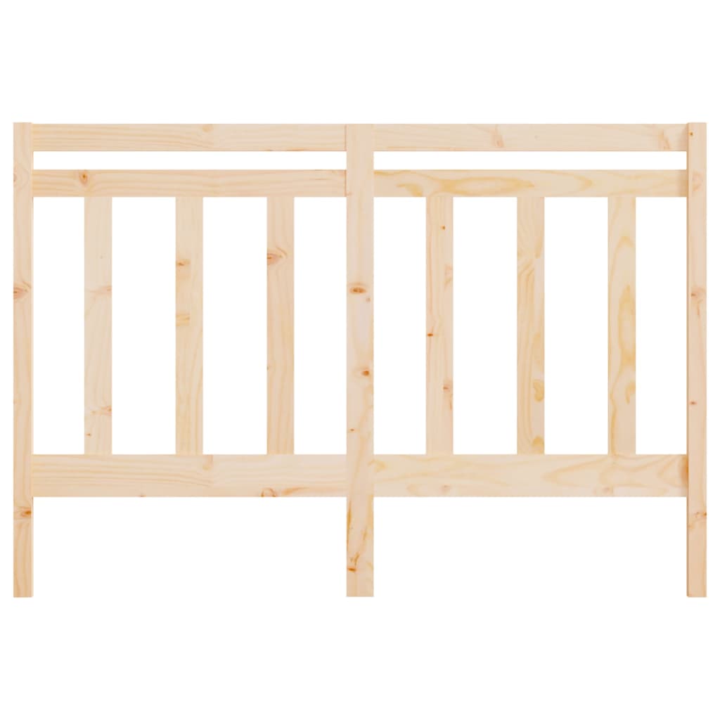 Bed Headboard 156 cm Solid Wood Pine