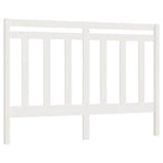 Bed Headboard White 156 cm Solid Wood Pine