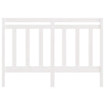 Bed Headboard White 156 cm Solid Wood Pine