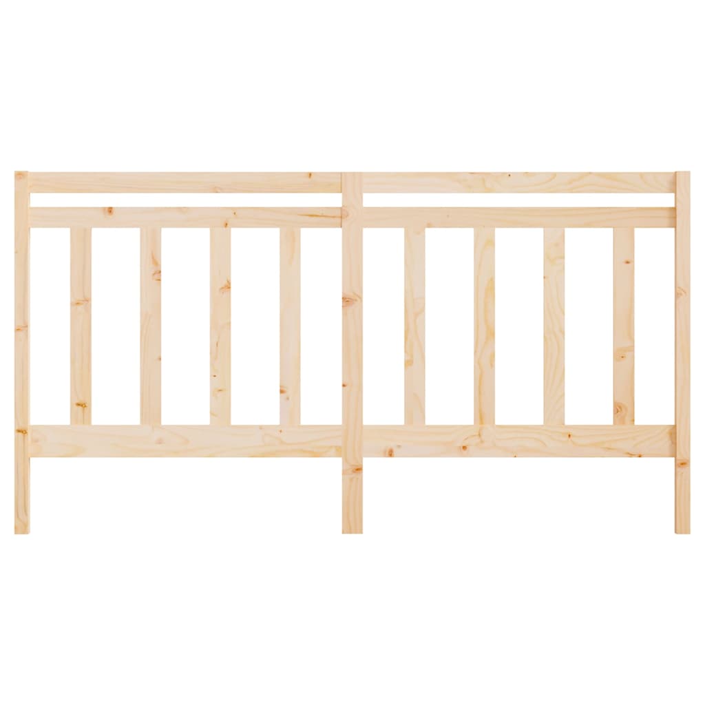 Bed Headboard 186 cm Solid Wood Pine