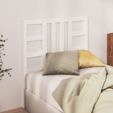 Bed Headboard White 96 cm Solid Wood Pine - Side View