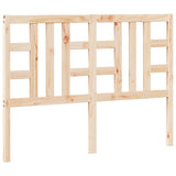 Bed Headboard 141 cm Solid Wood Pine