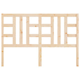 Bed Headboard 141 cm Solid Wood Pine