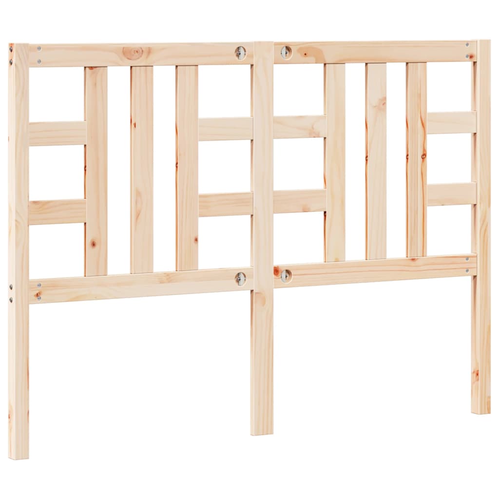 Bed Headboard 141 cm Solid Wood Pine