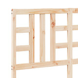 Bed Headboard 141 cm Solid Wood Pine