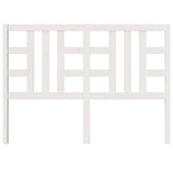 Bed Headboard White 141 cm Solid Wood Pine