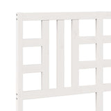 Bed Headboard White 141 cm Solid Wood Pine