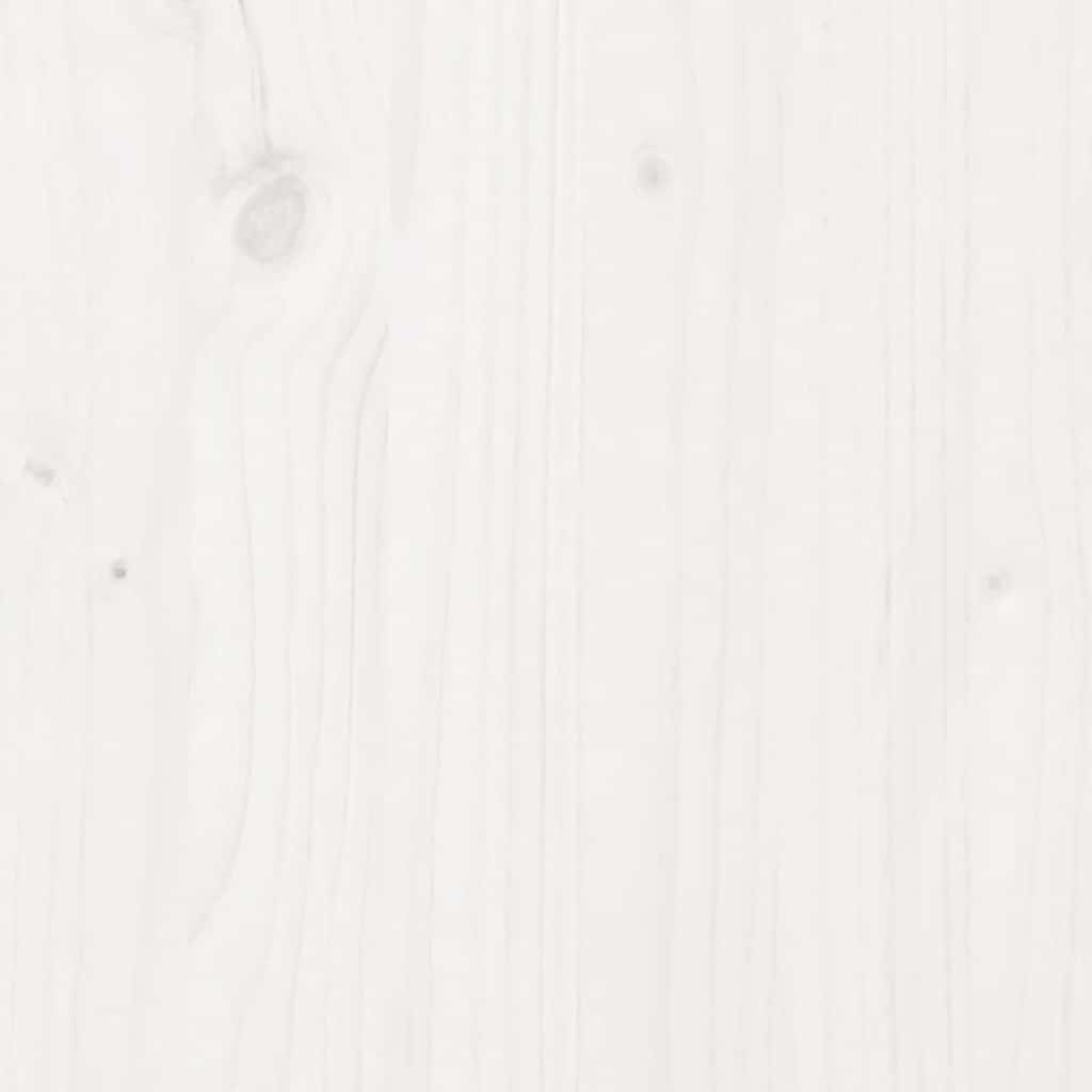 Bed Headboard White 141 cm Solid Wood Pine