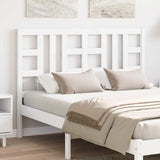 Bed Headboard White 141 cm Solid Wood Pine