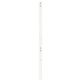 Bed Headboard White 156 cm Solid Wood Pine