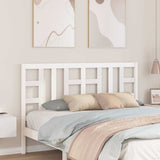 Bed Headboard White 156 cm Solid Wood Pine