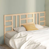 Bed Headboard 186 cm Solid Wood Pine - Side View