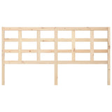 Bed Headboard 185.5 cm Solid Wood Pine - Side View