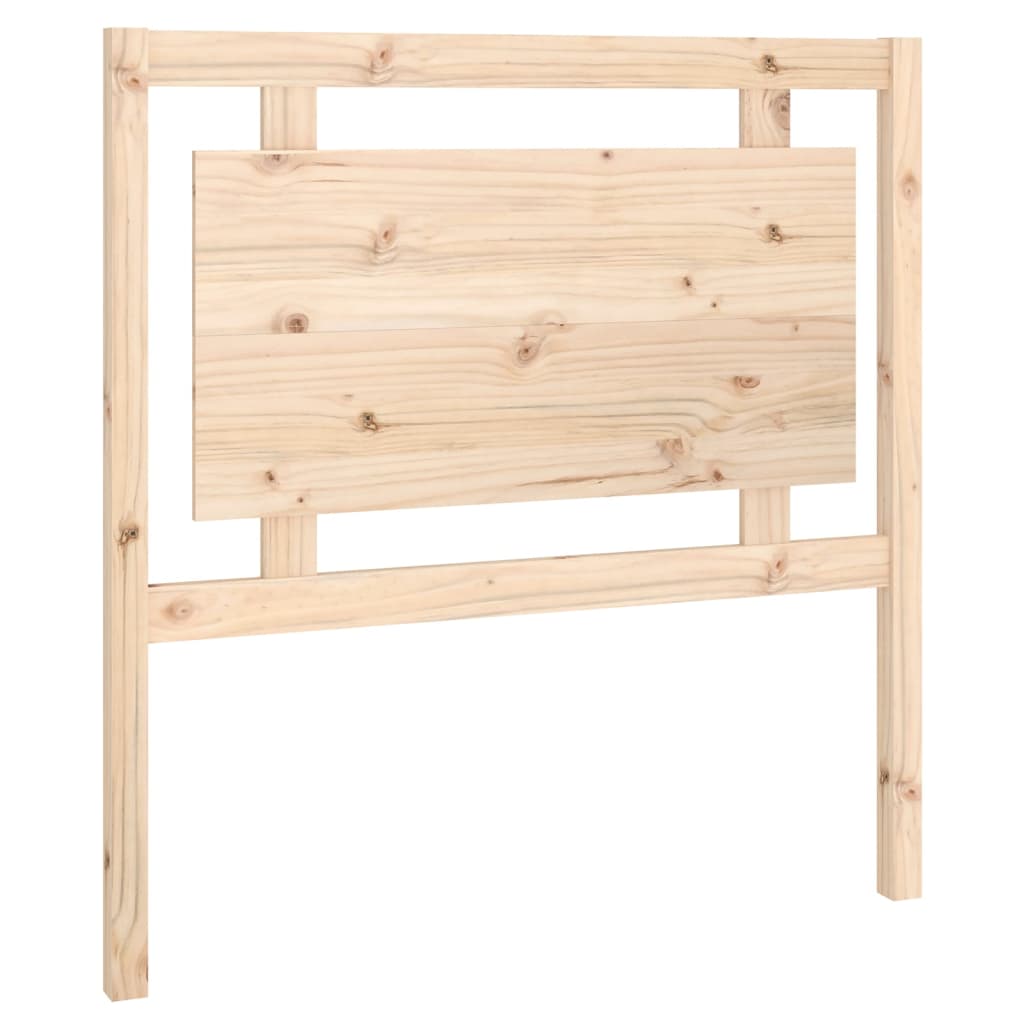 Bed Headboard 95.5 cm Solid Wood Pine