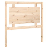 Bed Headboard 95.5 cm Solid Wood Pine - Front View
