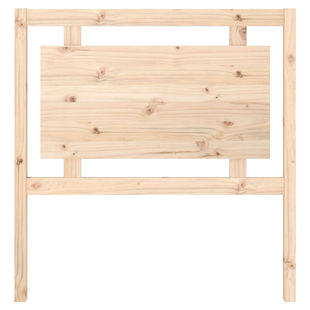 Bed Headboard 95.5 cm Solid Wood Pine