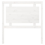 Bed Headboard White 95.5 cm Solid Wood Pine