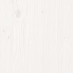 Bed Headboard White 95.5 cm Solid Wood Pine