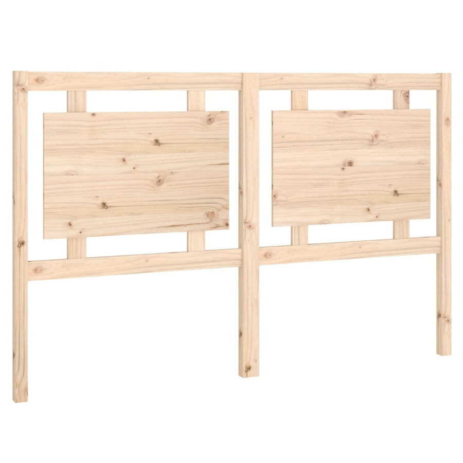 Bed Headboard 155.5 cm Solid Wood Pine