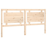 Bed Headboard 185.5 cm Solid Wood Pine - Front View