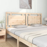 Bed Headboard 185.5 cm Solid Wood Pine - Side View