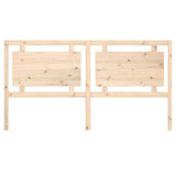 Bed Headboard 185.5 cm Solid Wood Pine - Top-Down View