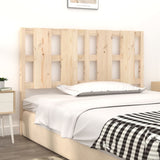 Bed Headboard 140.5 cm Solid Wood Pine - Side View