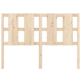 Bed Headboard 140.5 cm Solid Wood Pine - Top-Down View