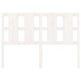 Bed Headboard White 140.5 cm Solid Wood Pine - Top-Down View