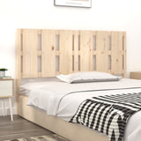 Bed Headboard 155.5 cm Solid Wood Pine - Side View