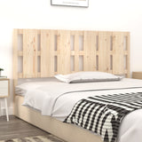 Bed Headboard 185.5 cm Solid Wood Pine - Side View