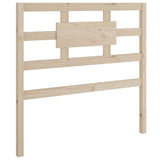 Bed Headboard 95.5 cm Solid Wood Pine - Front View