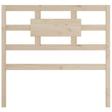 Bed Headboard 95.5 cm Solid Wood Pine - Top-Down View
