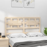 Bed Headboard 155.5 cm Solid Wood Pine - Side View