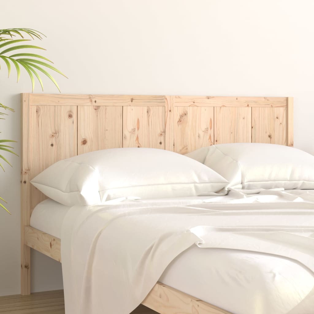 Bed Headboard 185.5 cm Solid Pine Wood