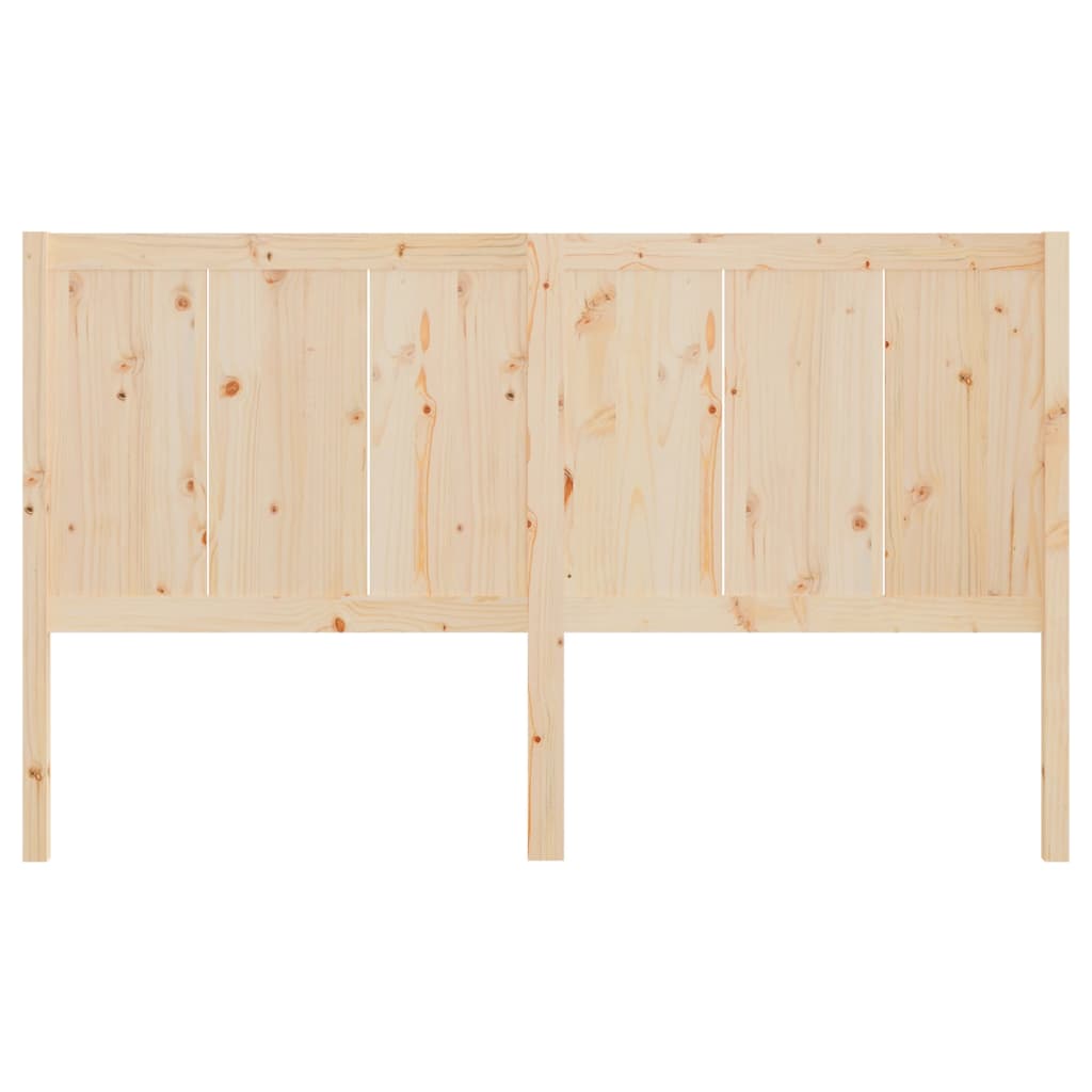 Bed Headboard 185.5 cm Solid Pine Wood
