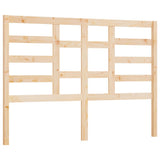 Bed Headboard 141 cm Solid Wood Pine - Front View