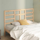 Bed Headboard 141 cm Solid Wood Pine - Side View