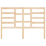 Bed Headboard 156 cm Solid Wood Pine - Top-Down View