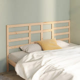 Bed Headboard 186 cm Solid Wood Pine - Side View