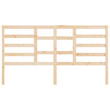 Bed Headboard 186 cm Solid Wood Pine - Top-Down View