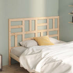 Bed Headboard 141 cm Solid Wood Pine
