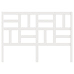 Bed Headboard White 141 cm Solid Wood Pine
