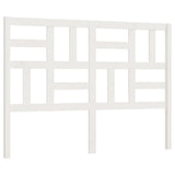 Bed Headboard White 156x4x104 cm Solid Wood Pine