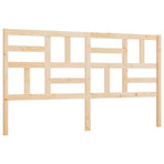 Bed Headboard 186 cm Solid Wood Pine