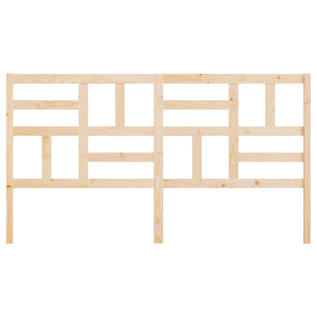 Bed Headboard 186 cm Solid Wood Pine