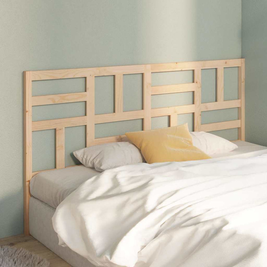 Bed Headboard 186 cm Solid Wood Pine